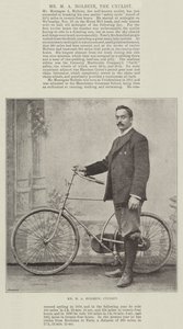De heer M A Holbein, de fietser door English Photographer
