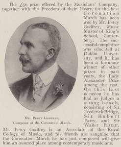 Mr Percy Godfrey, componist van de kroningsmars