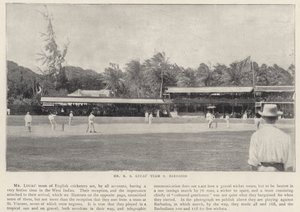 Mr R S Lucass team vs Barbados, cricket