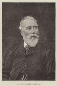 De Heer Samuel Cunliffe Lister door English Photographer