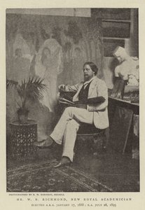 De heer W B Richmond, Nieuwe Koninklijke Academielid door English Photographer