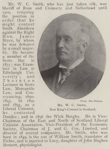 Mr W C Smith, Nieuwe Koningsraad in Schotland door English Photographer