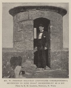 Mr W Freeman Halstead (krantenverslaggever) veroordeeld tot negen jaar gevangenisstraf als spion door English Photographer