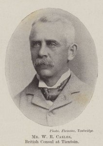 Mr W R Carles, Britse consul in Tientsin door English Photographer