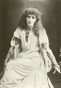 Mrs Beerbohm Tree als Ophelia (gravure)
