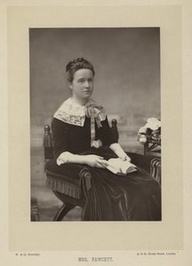 Mevrouw Fawcett door English Photographer