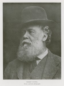 Myles Birket Foster, Engelse kunstenaar (zwart-wit foto) door English Photographer