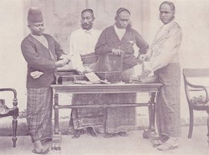 Inheemse Venters, Galle, Ceylon door English Photographer