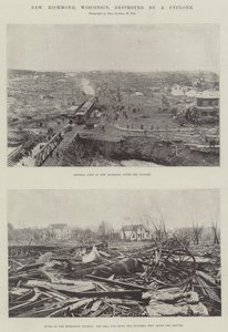 New Richmond, Wisconsin, verwoest door een cycloon
