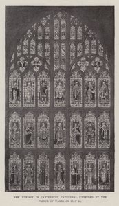 Nieuw Raam in Canterbury Kathedraal, onthuld door de Prins van Wales op 29 Mei door English Photographer