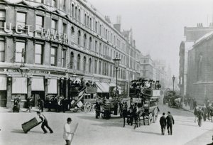 Newgate Street, Londen door English Photographer
