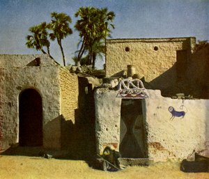 Nubisch huis op Elephantine-eiland