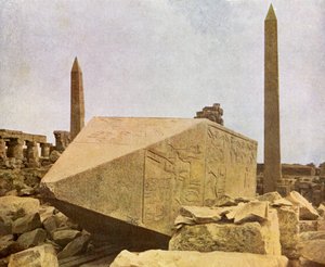 Obelisken bij Karnak, Egypte door English Photographer