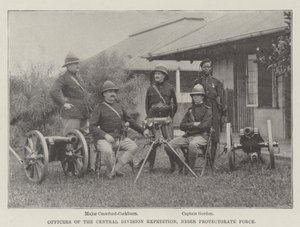 Officieren van de Central Division Expedition, Niger Protectorate Force