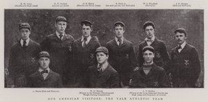 Onze Amerikaanse bezoekers, het Yale atletiekteam