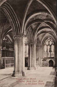 Oxford, Christ Church Kathedraal, Noord Koor Gang, Oude Saksische Kerk door English Photographer