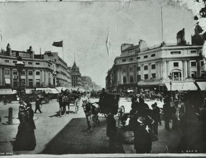 Oxford Circus, Westminster LB: kijkend naar het oosten, 1895