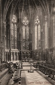 Oxford, Exeter College Chapel door English Photographer