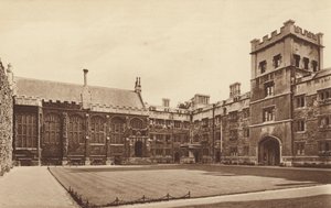 Oxford: Exeter College, De Binnenplaats en Hal