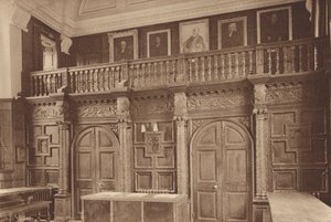 Oxford: Jesus College, Het Hal Scherm, ca. 1610 door English Photographer