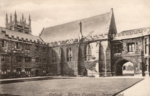 Oxford, Merton College, Binnenplaats