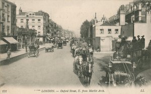 Oxford Street, oost vanaf Marble Arch