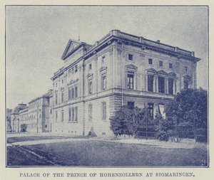 Paleis van de prins van Hohenzollern in Sigmaringen