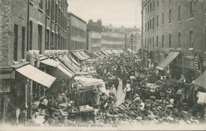 Petticoat Lane op zondagochtend