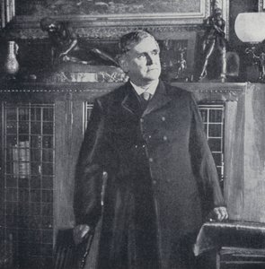 Phillips Brooks in zijn studeerkamer
