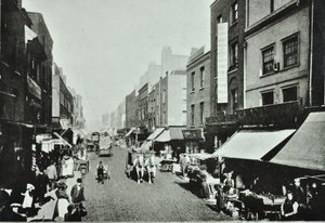 Pitfield Street: kijkend naar het noorden, 1895