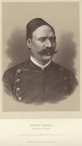 Portret van Arabi Pasha door English Photographer
