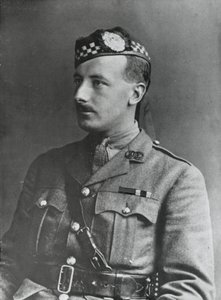 Portret van Kapitein Arthur Henderson VC, 2e Bataljon Argyll en Sutherland Highlanders, 1915
