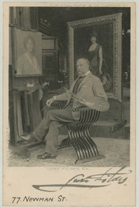 Portret van Luke Fildes