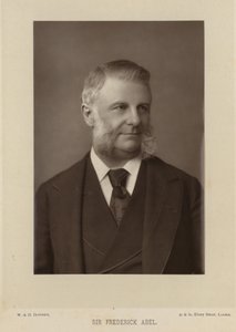 Portret van Sir Frederick Abel door English Photographer