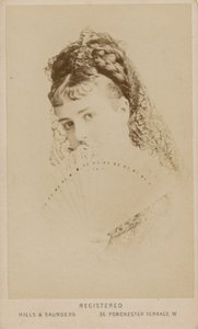 Portret van prostituee Mabel Gray door English Photographer