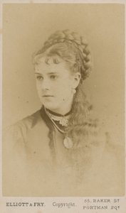 Portret van prostituee Mabel Gray door English Photographer