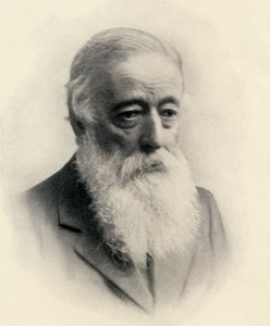 Portret van de auteur, illustratie uit 
