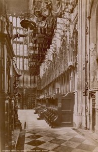 Ansichtkaart van Westminster Abbey door English Photographer