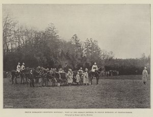 Prins Bismarcks Tachtigste Verjaardag, Bezoek van de Duitse Keizer aan Prins Bismarck in Friedrichsruh door English Photographer