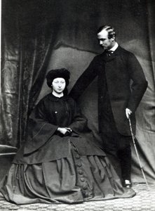Prinses Alice en Prins Ludwig van Hessen, 1860