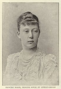 Prinses Marie, Kroonprinses van Anhalt-Dessau