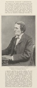Professor Burdon Sanderson, FRS, Voorzitter van de British Association door English Photographer