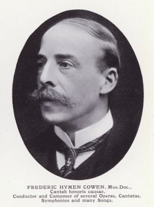 Prominente Mannen van Londen: Frederic Hymen Cowen door English Photographer