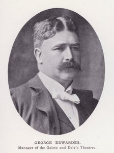 Prominente mannen van Londen: George Edwardes door English Photographer
