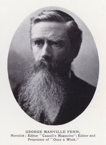 Prominente Mannen van Londen: George Manville Fenn (zwart-wit foto) door English Photographer