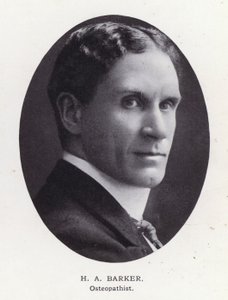 Prominente Mannen van Londen: H A Barker (zwart-wit foto)