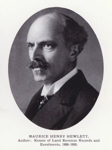 Prominente Mannen van Londen: Maurice Henry Hewlett (zwart-wit foto)