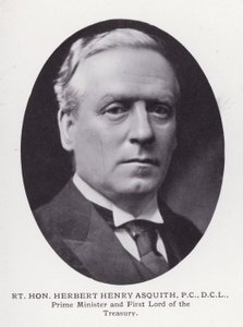 Prominente Mannen van Londen: Rt Hon Herbert Henry Asquith