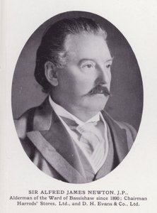 Prominente mannen van Londen: Sir Alfred James Newton door English Photographer