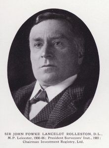 Prominente mannen van Londen: Sir John Fowke Lancelot Rolleston